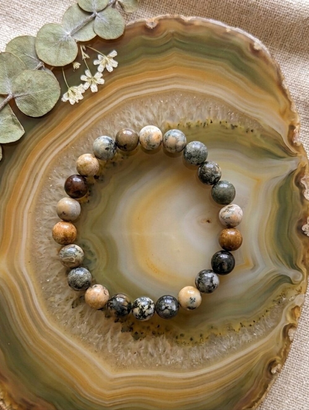 Dendritic Opal Bracelet